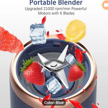 Batidora portatil con carga por usb - Img 123418968