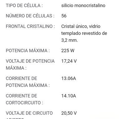 PANEL SOLAR MONOFACIAL LONGI DE 225 W - Img 123133243