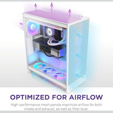 NZXT H7 FLOW DOBLE CAMARA FUENTE ESCONDIDA BESTIA DE MID TOWER NUEVO EN CAJA 📦 - Img 101995824
