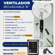 ventilador recargable de 26 pulgadas marca nextex. yoafadia 💯 - Img 55333842