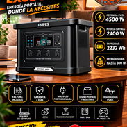⚡EXODUS 2400 ⚡ EEP OUPES 4500/2400W - 2232WH LIFEPO4 - 800W P.SOLAR. TENEMOS MENSAJERÍA FACTURA GARANTÍA. 📲 54833699 - Img 57716304