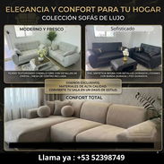🛋️ ¿Tu sala es única? Tus muebles también deberían serlo. Muebles tapizados y modernos - Img 55929113