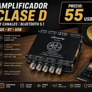 🔊 AMPLIFICADOR CLASE D 2.1 – ALTA POTENCIA Nuevo Sellado en Caja - Img 57291112