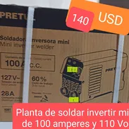 Planta de soldar petrul mini de 100 amperes y 110 vol nuevas con sus accesorios - Img 55503881