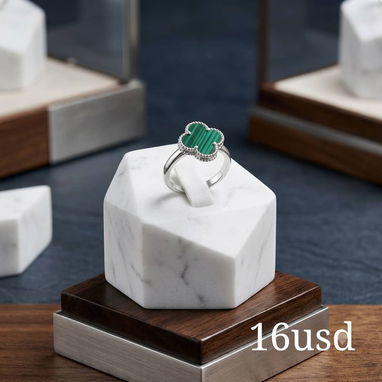 Anillos de plata estilo Van Cleef - 2/3