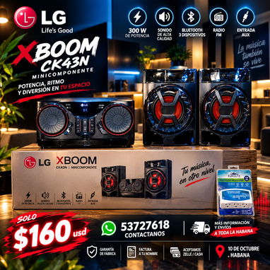 Equipos de musica LG , NUEVOS EN CAJA + REGULADOR DE VOLTAJE INCLUIDO - 3/3
