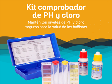 Kit de análisis de PH y cloro - Img 54560978