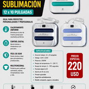 Plancha de sublimación de 30 cm x 25,4 cm portátil - Img 49497580