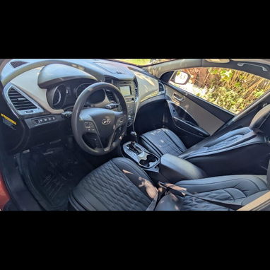 Hyundai santa fe 2017 de película el carro llantas de santa fe 25 carro sin un detalle vendo o recojo para abajo - Img 120901919