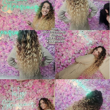 Extensiones de cabello natural,Moños naturales,Pelucas lace frontal,Trenzas,Crochet,Keratina, Botox,Pestañas,Tratamiento - Img 121730982
