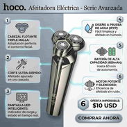 🪒 Afeitadora Eléctrica HOCO Serie Avanzada - IPX7 + 60 min - $10 USD - Img 58068570