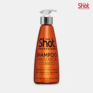 Shampoo matizador cobrizo profesional Shot 300ml - Img 54386332