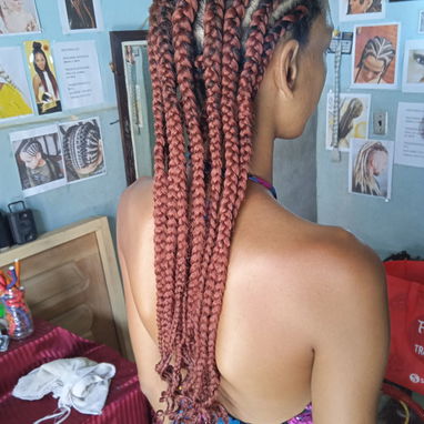 Mi clienta complacida con sus trenzas bohemias - 6/7