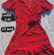 Vestido rojo bonito talla S, le sirve a una M - Img 45852112