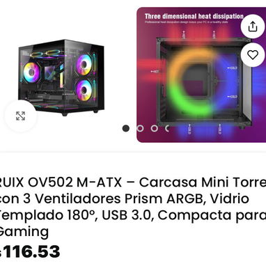 Vendo chasis Gamer de varios modelos y precios para Pc nuevos y con garantía 52774129 - 3/4