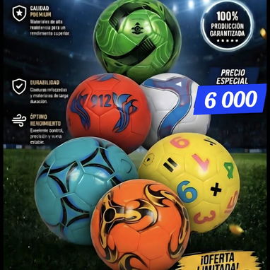 Balones de futbol y voleibol. Modelo del actual mundial y clásicos, entre otros modelos - 2/3