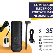 Compresor Eléctrico Portátil para Neumáticos - Img 57942373
