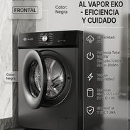 Secadora EKO 8KG Carga Frontal Negra $350 USD con Transporte, Factura, Garantía y Secado al Vapor 110V - Img 57780058