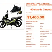 Motocicleta MT 125cc Transmisión de 4 Marchas: Combo de Lujo Calidad Real VPT#-0410 - Img 55667942