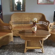 Juego de sala original de madera malaca, usted lo estrena 53250871 Gisela - Img 57374031