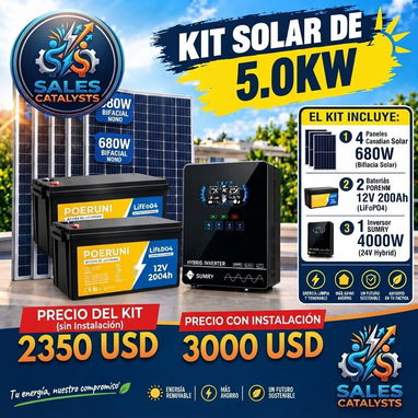 Kits solares - 3/8