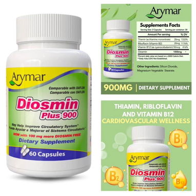 Diosmin 60 tab 500mg Y de 900 mlg 31 usd - 2/2