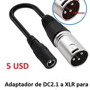 H21 Vendo toma de carga IEC macho para motos, bicimos y triciclos y adaptador DC2.1 a XLR - Img 56645113