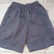 Short de hombre gris oscuro nuevo. Bolsillos con zipper. Tela de punto gruesa de calidad. Cintura ajustable - Img 51723349