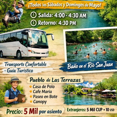 EXCURSIONES PARA VARADERO ,TERRAZAS Y MAR AZUL - Img 122469649