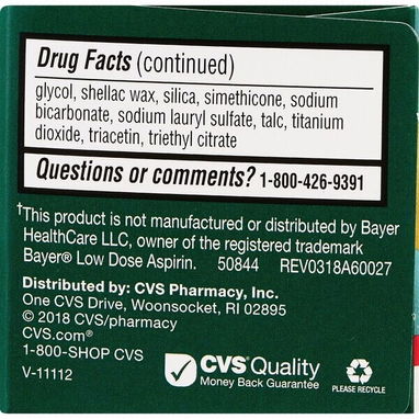 Aspirina de 81mg - 500 pastillas - 5/5