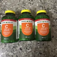 Vitamina C -500 tabletas -1000 mg Spring Valley ( americanas ) - Img 52700730