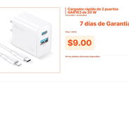 Cargador Rápido de 2 Puertos GAR163 20W: Carga Simultánea Eficiente VPT#-0072 - Img 55656298