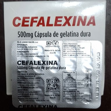 ©- Cefalexina 500mg, 1 Tira de 10 Capsula-© - 2/3