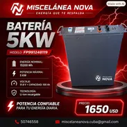 Batería de litio de 5KW la solución que necesitas para los apagones - Img 56720230