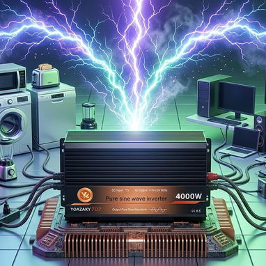 INVERSORES ONDA PURE DE 4000 W NUEVOS  PARA ELIMINAR SUS APAGONES ⚡🏠⚡🛒📱🛒📱 - Img 116214646