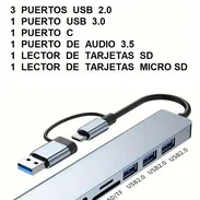 REGLETA USB Y PUERTO C DE 8 PUERTOS - Img 53452252