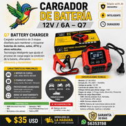 CARGADOR DE BATERÍA Inteligente 12V / 6A - 100AMP Q7 - Img 56405304