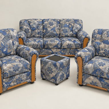 JUEGO DE MUEBLES MADERA BUENA - 9/10
