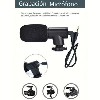 ☎️53544655 🛵 Entrega Disponible ⭐ Trípode para teléfono móvil con micrófono y luz led⭐ - Img 103034750