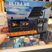 Cámara de vigilancia con panel solar. Triple lente 4k, mensajería y configuración disponible. No necesita internet - Img 55620674
