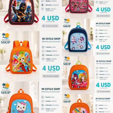 Mochilas escolares - 10/10