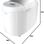 Panificadora -- Maquina robot para hacer el pan en casa -- solo hay que poner los ingredientes , programar y la maquina - Img 55812526
