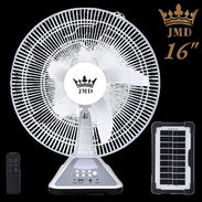 Ventilador Recargable Solar JDM - Img 55967833