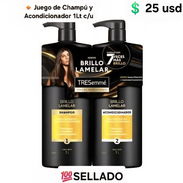 🔸 Champú y Acondicionador 1LT c/u 🔹 TRESemme Brillo Lamelar💲 30 usd  💯Sellado - Img 54456595