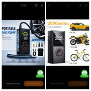 Compresor Inalambrico. Inflador. Bomba de aire. Power bank. Linterna $35usd 54671362 Jeiler - Img 54135253