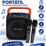Bocina Moyleaf nueva con 2 micrófonos - Img 57708805