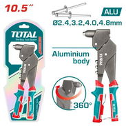 🔧 Remachadora Manual Con Cabezal Giratorio De 360° (Chirreadora)  Tamaño: 10,5" Cabezal: ,A 30 USD a - Img 56076824