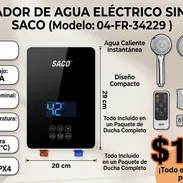 Calentador con kit de ducha y accesorios eléctricos - Img 55713691