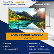 Tv 32" Marca EKO, con caja decodificadora, soporte a la pared y domicilio incluidos. 6 meses de Garantía - Img 57039561