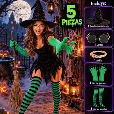 🎭Máscaras y accesorios de Halloween para niños y adultos - 3/10
